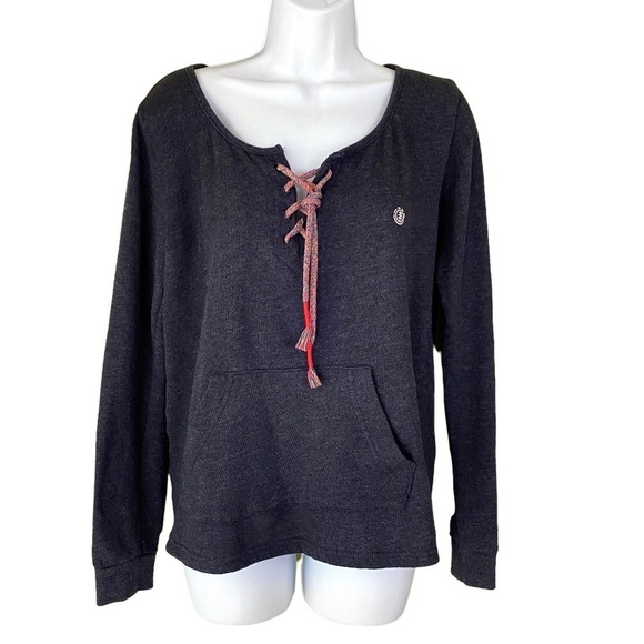 Element Heather‎ Black Pullover Sweatshirt - Picture 1 of 5